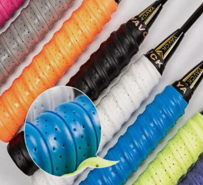 Anti-Slip Badminton Tennis Squash Racquet Grips - Pack of Four